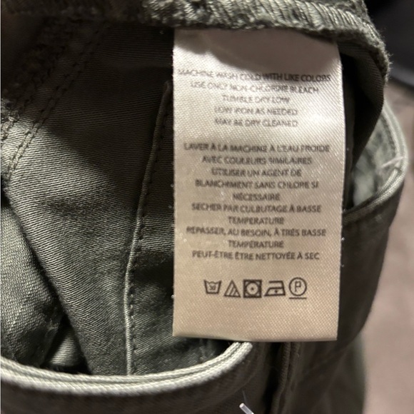 Pilcro Olive Pants for Women - Picture 3 of 6